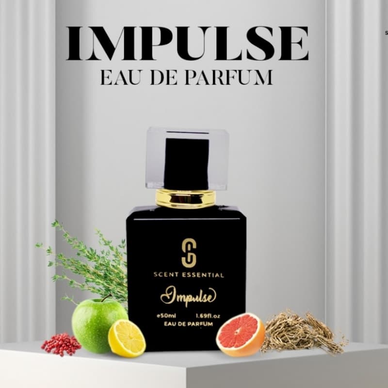 'Impulse' High Quality Perfume for Men & women 50ml with free 3ml tester.